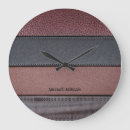 Search for brown leather clocks Elegant