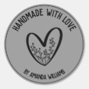 Search for love knitting stickers Hand crafted