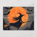 Search for flying witch postcards Bat