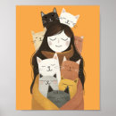 Search for whimsical cat art Quirky