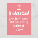 Search for funny play on words postcards Sarcastic