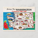 Search for washington state postcards Map