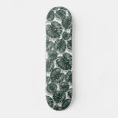 Search for leaf pattern in green skateboards Plant