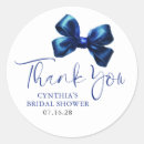 Search for navy blue bridal shower stickers Script