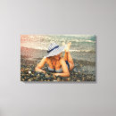 Search for blonde canvas prints Woman
