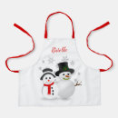 Search for christmas snowman aprons Pink