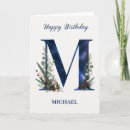 Search for blue letters cards For him