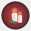 Search for red candle stickers Festive