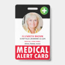 Search for alert id badges Allergies