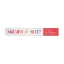 Search for naughty or nice return address labels Cute