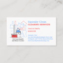 Search for residential cleaning services business cards Maid