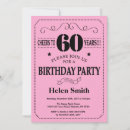 Search for black 60th invitations Cheers to 60 years