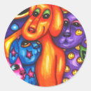 Search for abstract dog stickers Modern