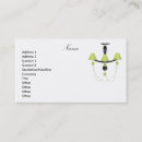 Search for chandelier business cards Green