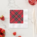 Search for stewart plaid napkins Scottish
