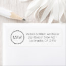 Search for black circle return address labels Chic