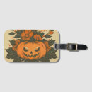 Search for halloween luggage tags Pumpkin