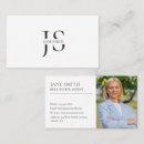 Search for luxury real estate agent business cards Black and white