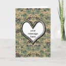 Search for military valentines day cards Camo