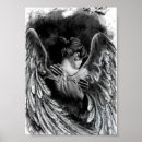 Search for black white angel posters Wings