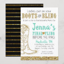 Search for boots and bling invitations Cowgirl