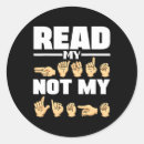 Search for sign language teacher stickers Be kind asl