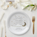 Search for moon baby shower plates Star