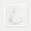 Search for bridal dress wedding napkins Elegant