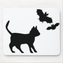 Search for black bat mousepads Halloween
