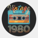 Search for 1980 stickers Birthday