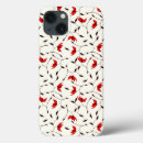 Search for red flowers iphone cases Flower pattern