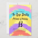 Search for rainbow art party invitations Abstract