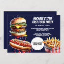 Search for fast food birthday invitations French fries