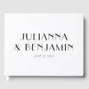 Search for classic wedding guest books Minimalist