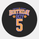 Search for birthday boy 5 stickers 5th