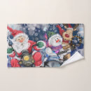 Search for santa claus bath towels Reindeer