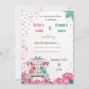 Search for bird cage wedding invitations Blue