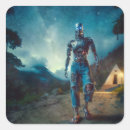 Search for humanoids stickers Technology