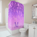 Search for purple glitter shower curtains Violet