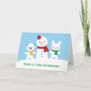 Search for kawaii christmas cards Snowman