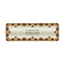 Search for gemstone return address labels Stylish