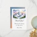 Search for mountain wedding thank you cards Watercolor landscape