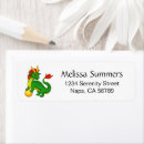 Search for chinese dragon return address labels Chinese new year
