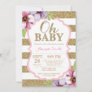 Search for gold baby shower invitations Modern