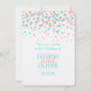 Search for teal green wedding invitations White
