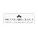 Search for laurel wreath return address labels Black and white