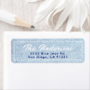 Search for light blue return address labels Baby shower
