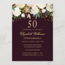 Search for winter 50th birthday invitations Fiftieth