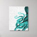 Search for vintage octopus canvas prints Tentacles