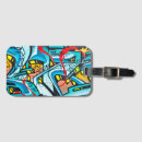 Search for graffiti luggage tags Modern